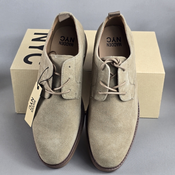 Madden NYC Terry Men's Taupe Dress Shoes - Picture 4 of 8